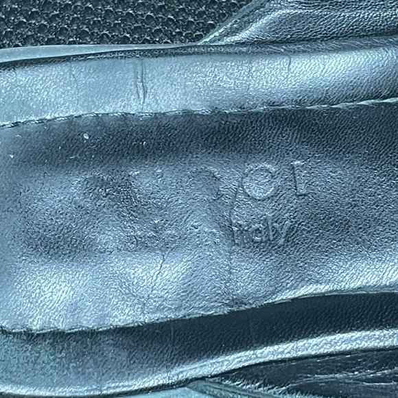 Gucci Men's Guccissima Leather Thong Sandals Flip-Flops Black Size 9 - Picture 4 of 8